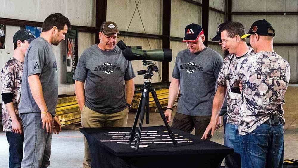 The challengers play poker from 75 yards away using the guns they brought. May the best hand win!